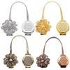 1/2pcs New Magnet Curtain Tiebacks Sparkling Crystal Attractive Curtain Tie Rope Flower Type Drapery Stretchy Buckle Home Decor