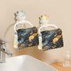 Bolaz Dish Cloths Dish Towels Kitchen Towels 6 Pack Sets Absorbent Black Bear Soft Decorative Reble Nonstick Oil Washable