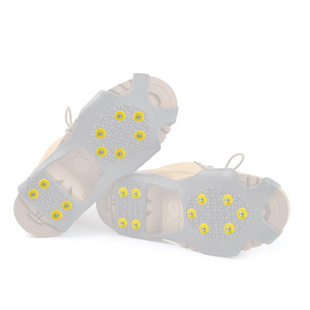 Ice Snow Traction Cleats Mountaineering Climbing Crampons Hiking Spikes