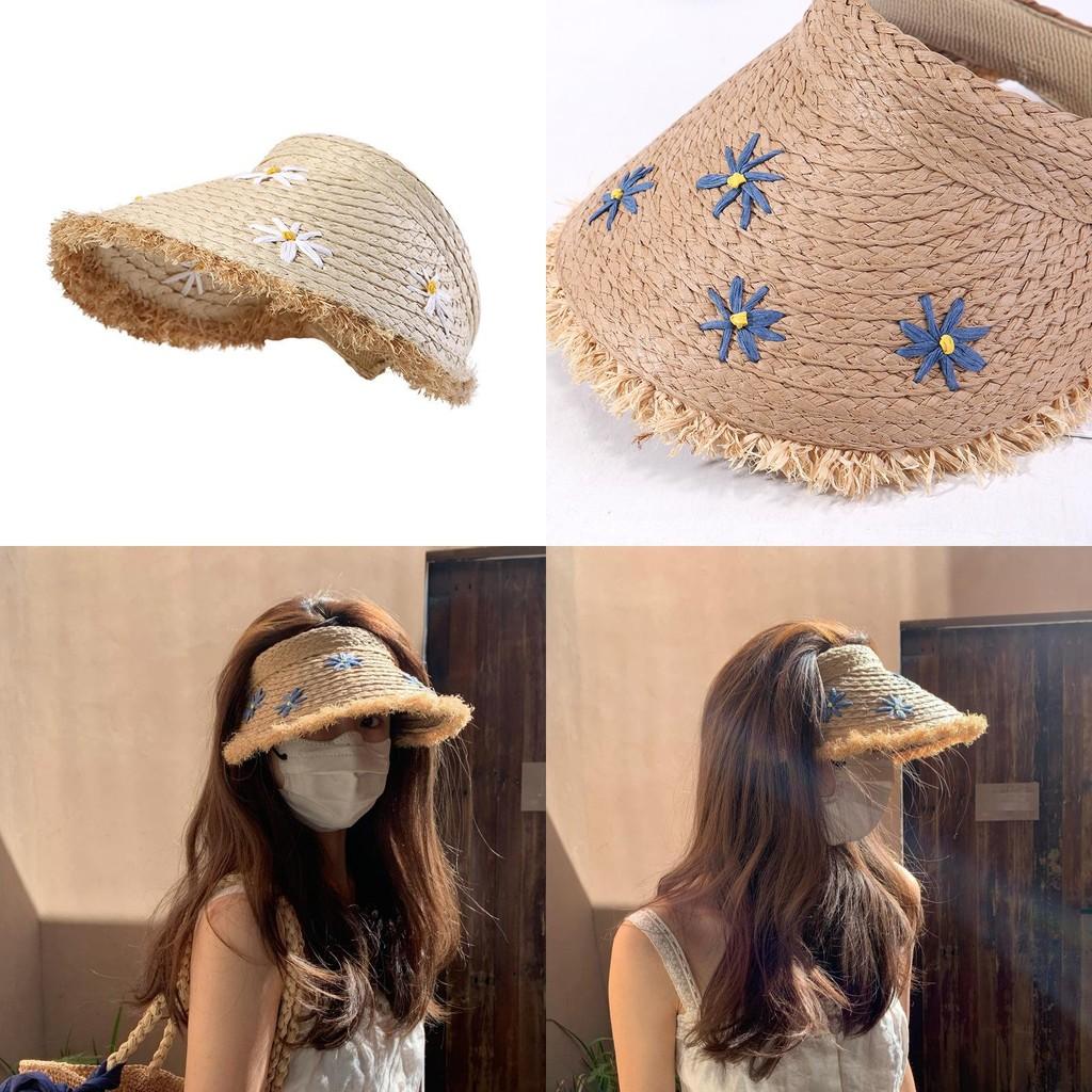 Straw Sunscreen Cap Hat Lightweight Headband Style Breathable Protection Uv