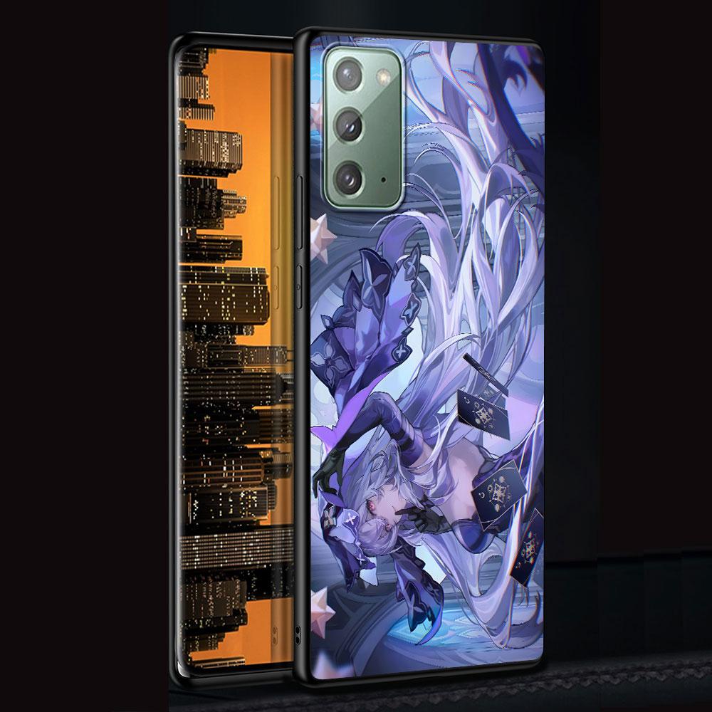 Черный лебедь Honkai Star Rail Dan Heng чехол для Samsung Galaxy Note 20 Ultra 8 10 Lite 9 TPU чехол для телефона Note 10 Plus черный корпус