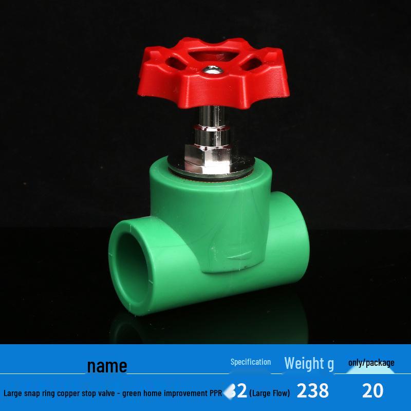 Home PPR Stop Valve for Hot & Cold Water - All Copper Core