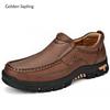 Golden Sapling Casual Business Loafers Man Elegant Moccasins Platform Shoes Men's Outdoor Footwear Slip On Men Leisure Work Shoe