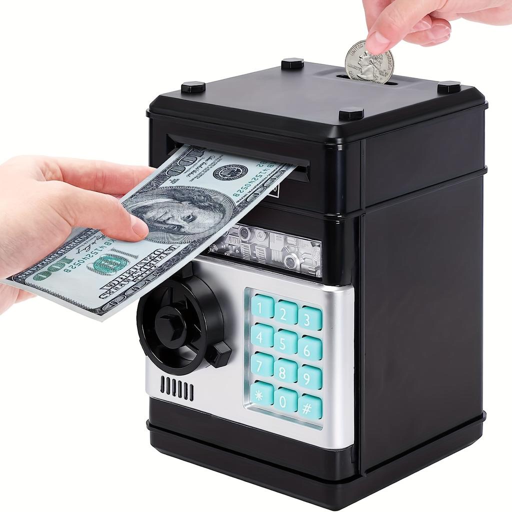 1PC Coin Bank Cash Coin можно использовать для банкомата, электронного монетного ящика, подарков для подростков