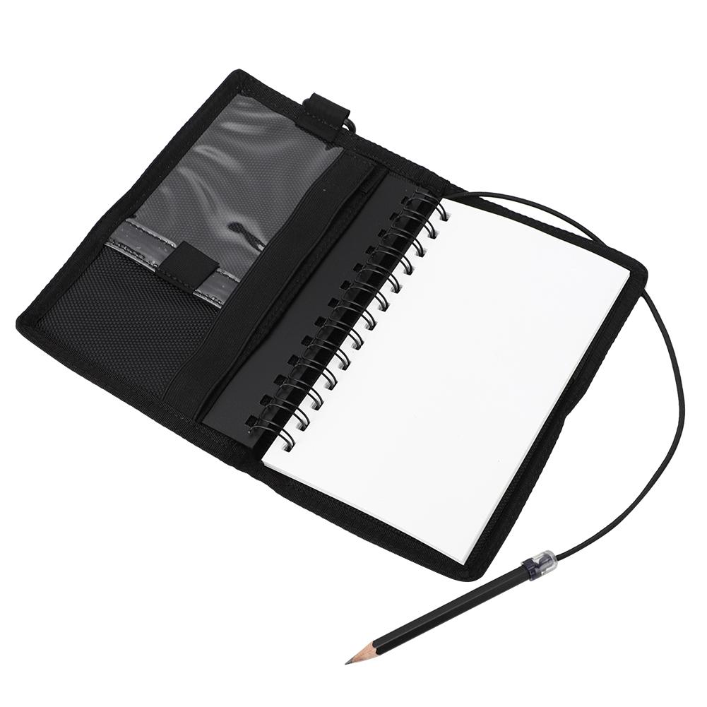 Submersible Underwater Writing Pad Diving Notebook Note Pad Waterproof Dive Equipmentblack