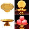 Многофункциональное сервировочное блюдо на высокой ножке, поднос для фруктов, закусок и церемониального использования, буддийская чаша для поклонения