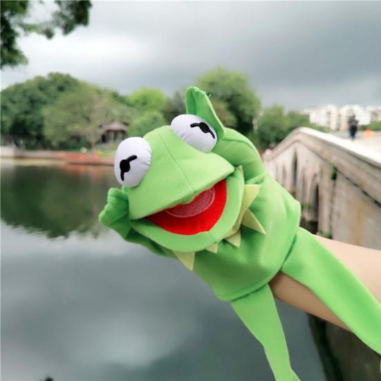 Товарищество Милая Полезная Ультра Мягкая Мультяшная Лягушка Рука Кукла Кукла Мягкая Плюшевая Игрушка