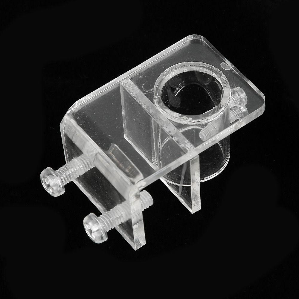Transparent Acrylic Aquarium Pipe Clip High Transmittance Aquarium Pipe Holder Fish Tank