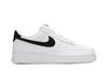 Nike Кроссовки Air Force 1 Low '07 Бело-черные шагреневая кожа