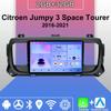 Android Carplay автомобильное радио для Citroen Jumpy 3 Space Tourer 2016-2021 мультимедийный проигрыватель головное устройство стерео GPS навигация BT WIFI 2+32 ГБ