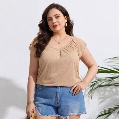 Летняя женская майка больших размеров, модная повседневная жаккардовая рубашка без рукавов с внутренней стороны, XL-3XL