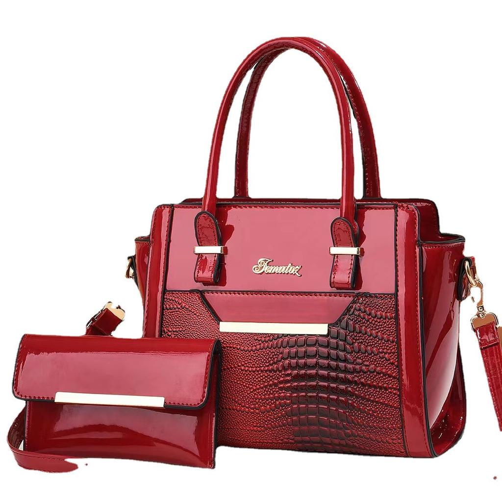 2024 New Large Capacity One Shoulder Handbag Women's Retro Bag