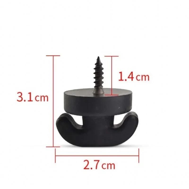 Универсальные автомобильные сетчатые карманы-крючки Сетчатый фиксатор на сиденье Подвеска Крючок для крепления винтами в багажник автомобиля Кольцо Сетчатый карман для хранения Крепежный зажим