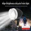 Перезаряжаемый от USB ретро 3-светодиодный передний фонарь для горного велосипеда