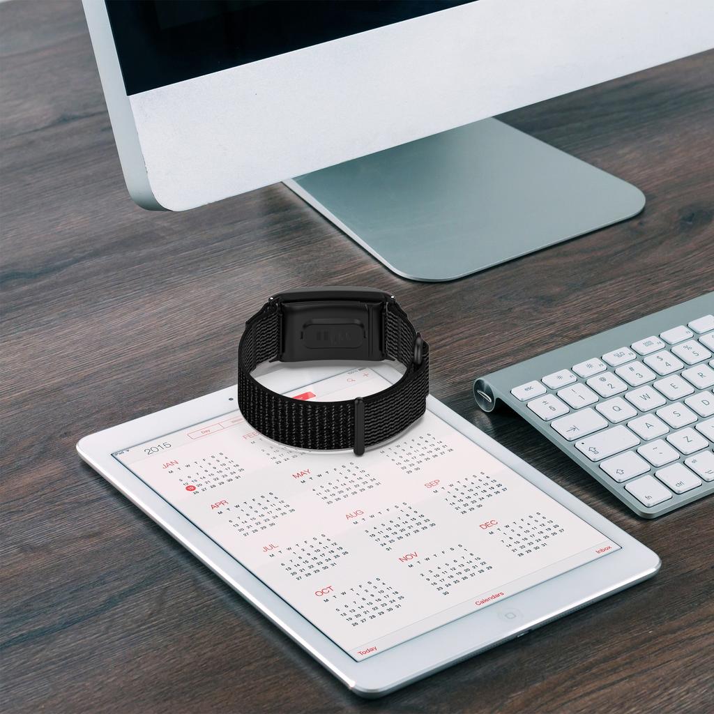 For WHOOP 4.0 Nylon Wrist Strap Magic Tape Loop Watch Band