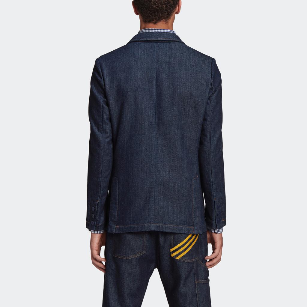 adidas Originals X Human Made Heart Вышитый логотип Повседневный блейзер Мужские блейзеры Темно-синие GM4630