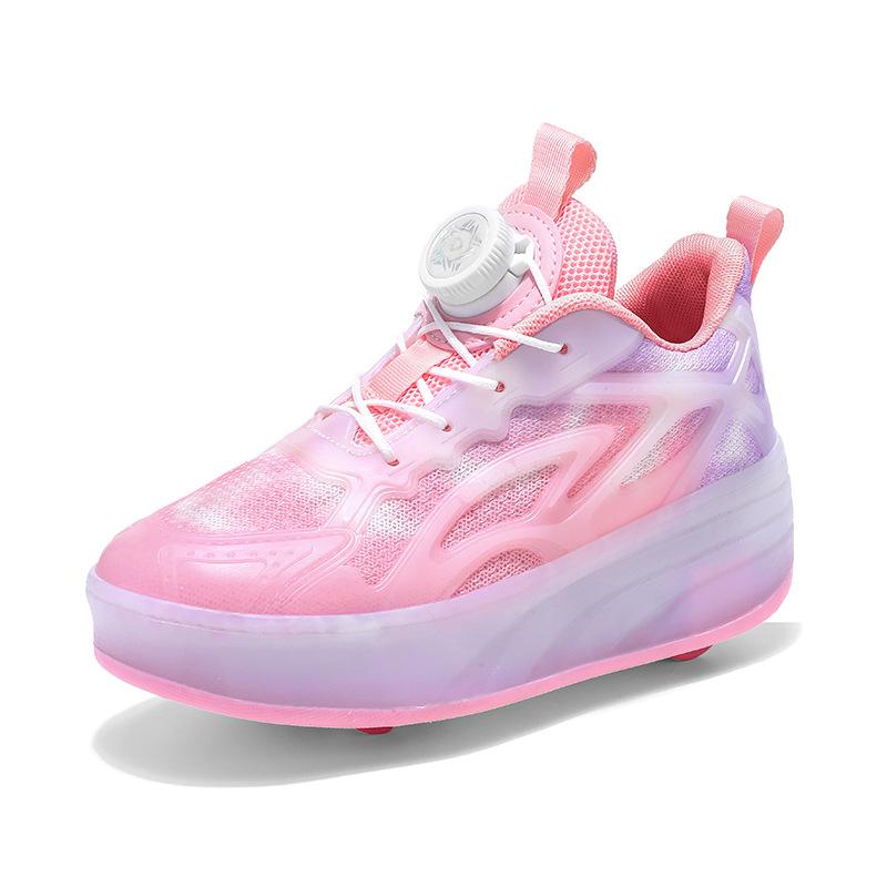 Роликовые коньки Speed Roller для детского катания на льду, кроссовки с колесами, 4-колесные гоночные роликовые коньки для мальчиков и девочек