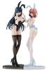 Ikomochi Original Character Black Bunny Aoi White Bunny Natsume Set Limited Version Scale Plastic Painted Complete Figure & 2-piece 1/6