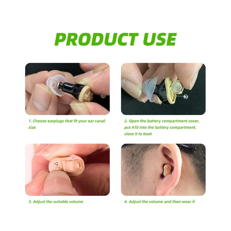 Мини-вкладыш для глухих машин, усилитель звука, невидимый слуховой аппарат, цена, батарея для пожилых людей, Audifonos, первая помощь, невидимый звук, сбор