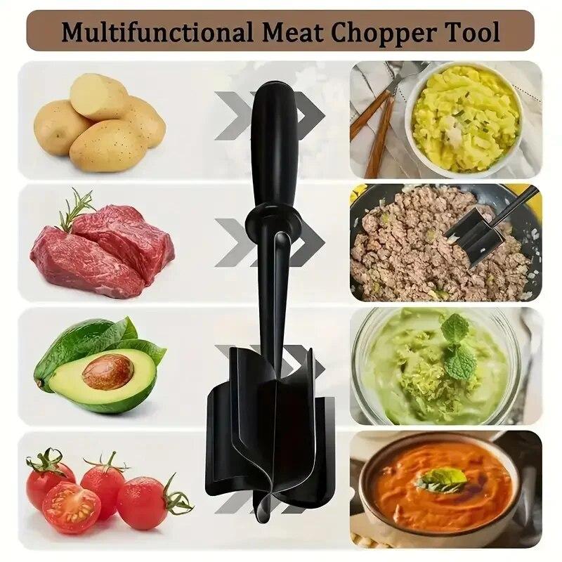 1 шт. измельчитель мяса кухонный фарш для мясного фарша индейка измельчитель гамбургеров посуда многофункциональный Smash ручные инструменты