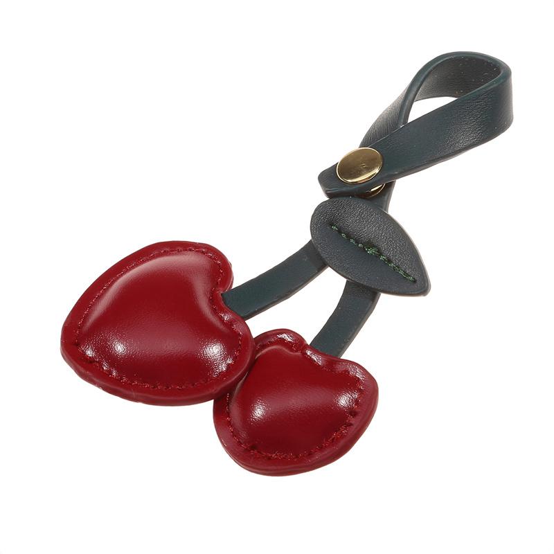 Персиковое сердце вишня брелок украшение DIY ремесло аксессуары любовь вишня кулон ювелирные изделия сумка украшение сумка кулон