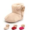 New Genuine Leather Baby Shoes Boots Infants Warm Shoes Fur Wool Girls Baby Booties Boy Baby Boots