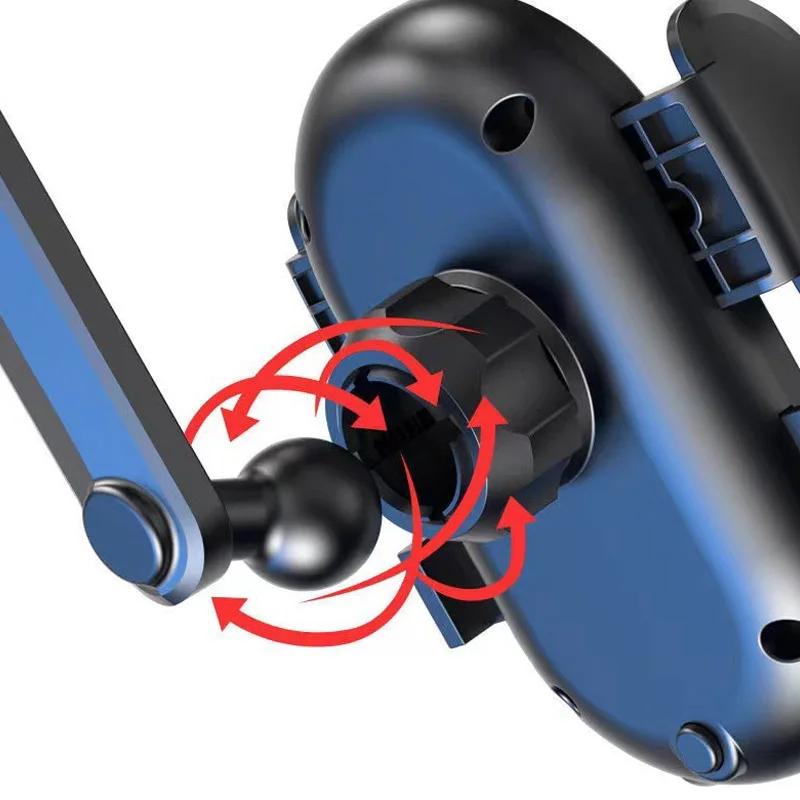 Rearview Mirror Phone Holder for Car Mount Phone and GPS Holder Universal Rotating Adjustable Telescopic Car Phone Holder