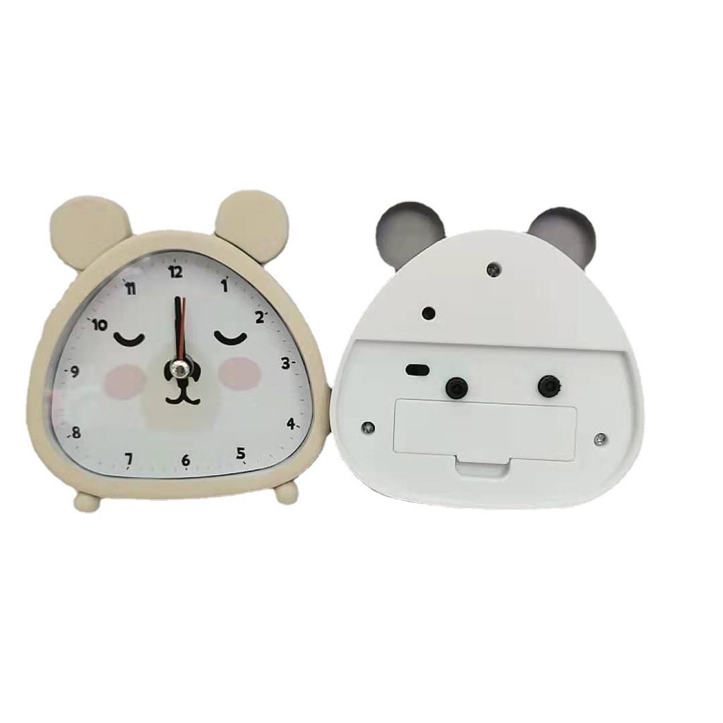Металлические часы милые корейская версия маленький будильник часы для пробуждения спальня гостиная размещение