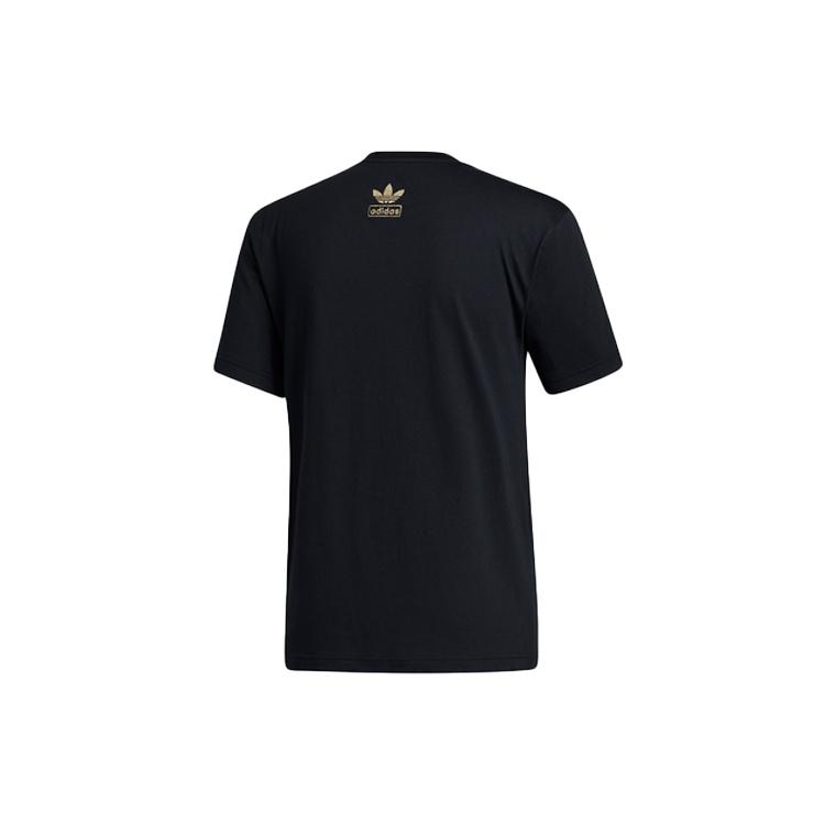 adidas originals Men s Road to Tokyo Trefoil Crew Neck Black Men's GL5138