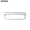 Center Console Air Condition AC Switch Panel Cover Trim For Ford Kuga Escape    Carbon Fiber Interior Accessories