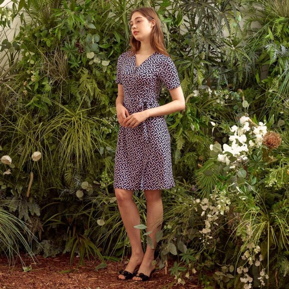 Creola Leoni Midi Wrap Dress Lip Balm Ldm03lj01