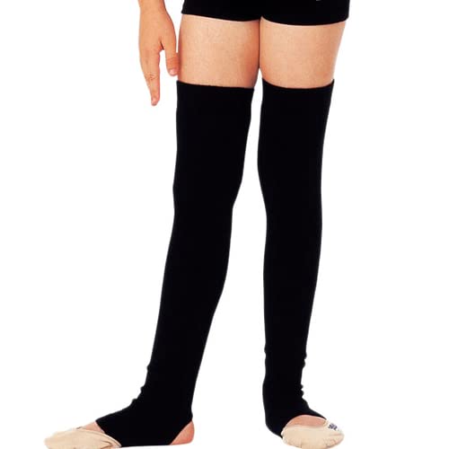 Гимнастические гетры выше колена Юниорские черные CF TJ130 [Sasaki] Гимнастика/Художественная гимнастика