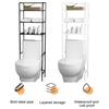 Bathroom Storage Rack Large-Capacity Strong Load-bearing Easy Installation Multi-Layered Freestanding Over-Toilet Storage Shelf