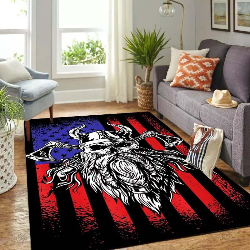 Ретро ковер викингов, противоскользящий напольный коврик, коврик для двери, детский игровой коврик, татами, коврик для йоги, ковер для детей, кухонные коврики