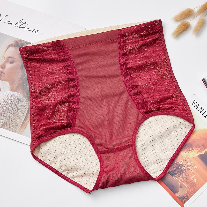 Pelvic Pants Abdominal Underwear Women Lace High Waist Fat Burning and Slimming After Childbirth Bodybuilding Pants Waist Pants