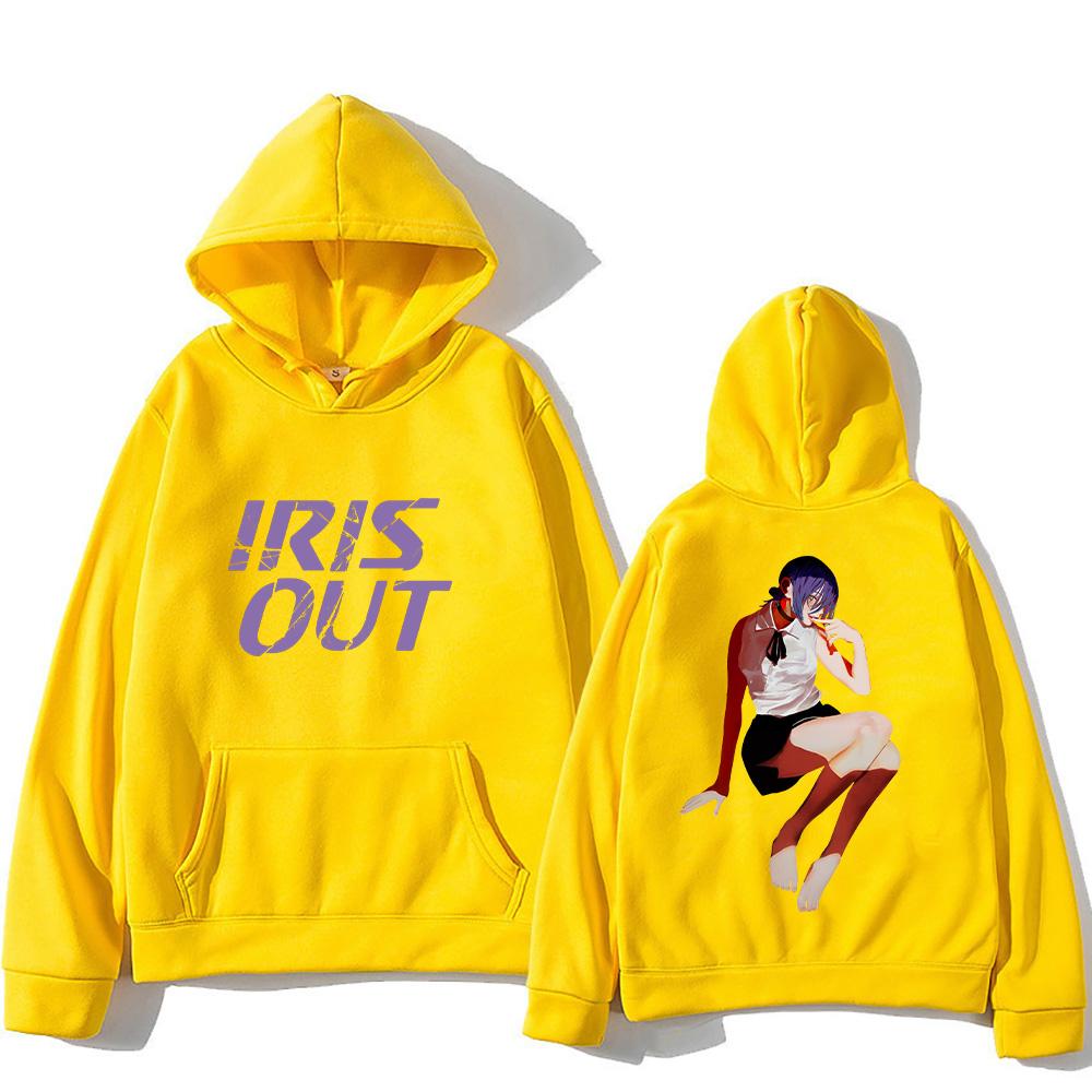 Японское аниме, тематическая песня, толстовки Yonezu Kenshi IRIS OUT, одежда с мультяшным принтом, кавайная толстовка для девочек, женская, мужская
