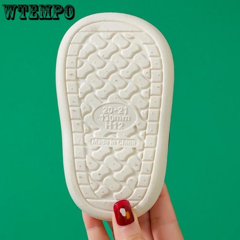 Детские тапочки для мальчиков и девочек, милая нескользящая обувь с клубникой и фруктами, обувь с отверстиями для головы, детские сандалии для маленьких детей