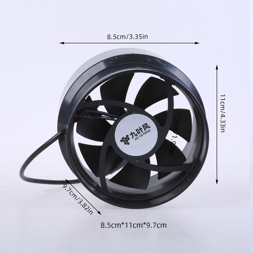 Powerful 12V Ventilator Air Duct Fan 4inch Pipe Vent for Bathroom Toilet Kitchen Air Extractor Adjust Speed