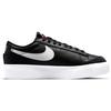 Nike Блейзер на низкой платформе, черно-белые женские кроссовки, черные DJ0292-001