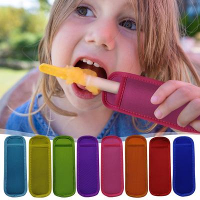 Неопреновые изоляционные рукава Ice Pops, рукава для держателей для мороженого в морозильной камере, красочная сумка-держатель для рукавов для льда, многоразовое моющееся мороженое для мороженого