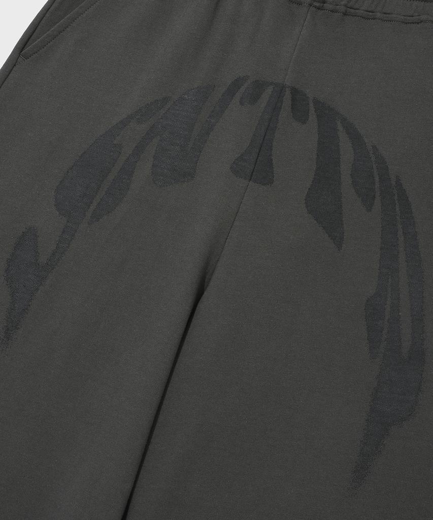 SAINTPAIN Sp Crescent Sweat Shorts Charcoal