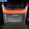 For Mercedes Benz S Class W223 -2024 Car Rear Air Outlet Panel Protection Cover Carbon Texture Stickers Interior Accessories