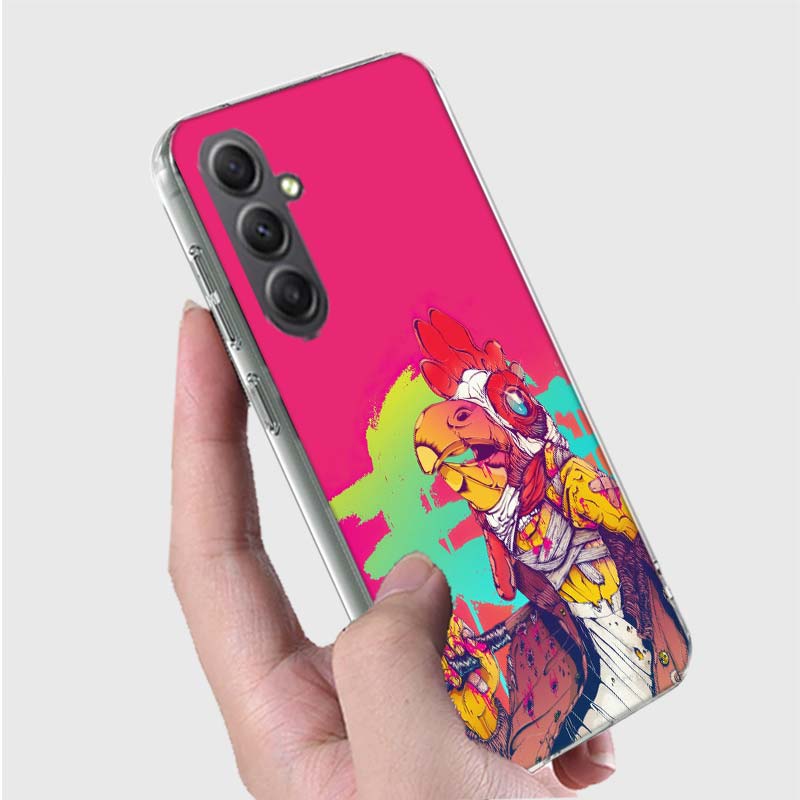 Game Hotline Miami Phone Case for Samsung A16 A26 A36 A56 A17 A37 A57 A07 A06 A02S A03 A04S A05S Galaxy Note 20 10 A50S A71 A51