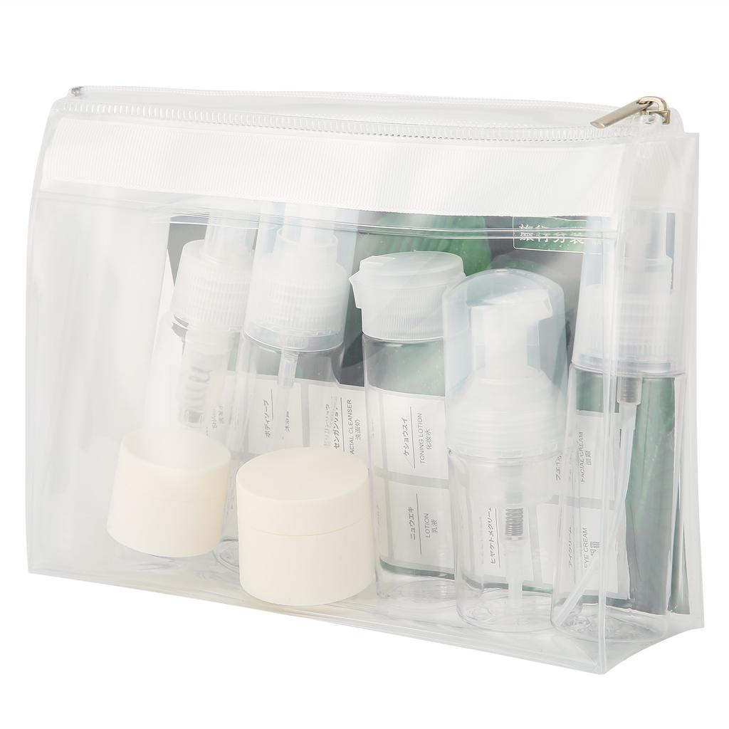 8 шт. Пластиковые дорожные бутылки набор герметичных косметических туалетных принадлежностей дорожные контейнеры спрей бутылки