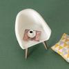 1/12 Dollhouse Mini Armchair Model Dollhouse Living Room Furniture Decoration Dolls House Micro Scene Construction Props