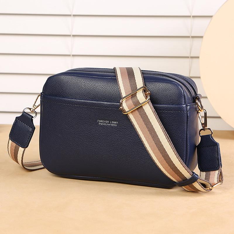 IELGY Модная женская сумка, однотонная PU сумка-мессенджер через плечо