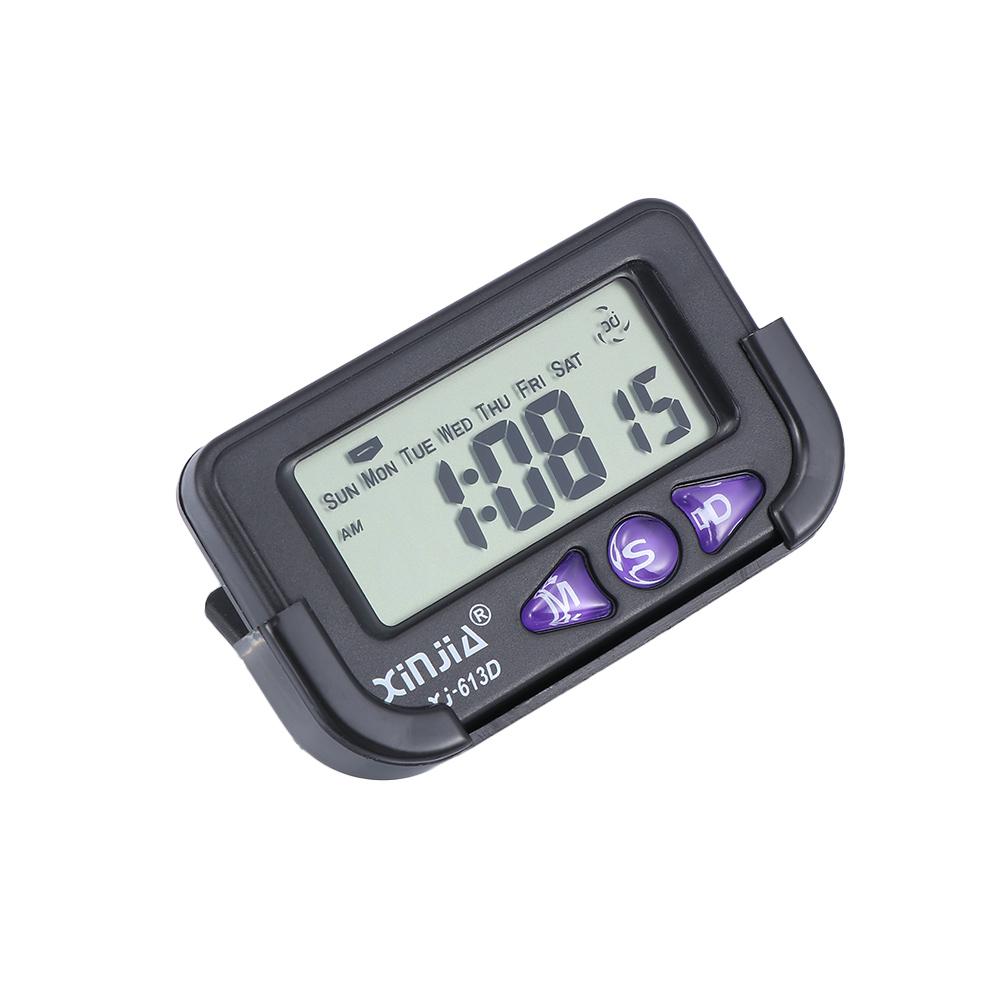Car Fashion Pocket Sized Black Time Travel Alarm Clock Automotive Stopwatch Digital Electronic