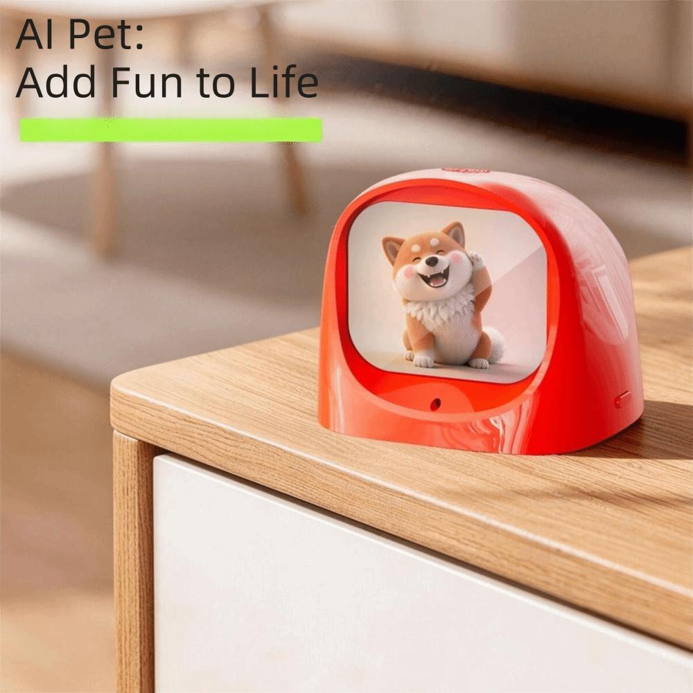 33 Languages Car Voice Chat Robot Built‑in Speaker Car Smart Electronic Pet Car Dashboard