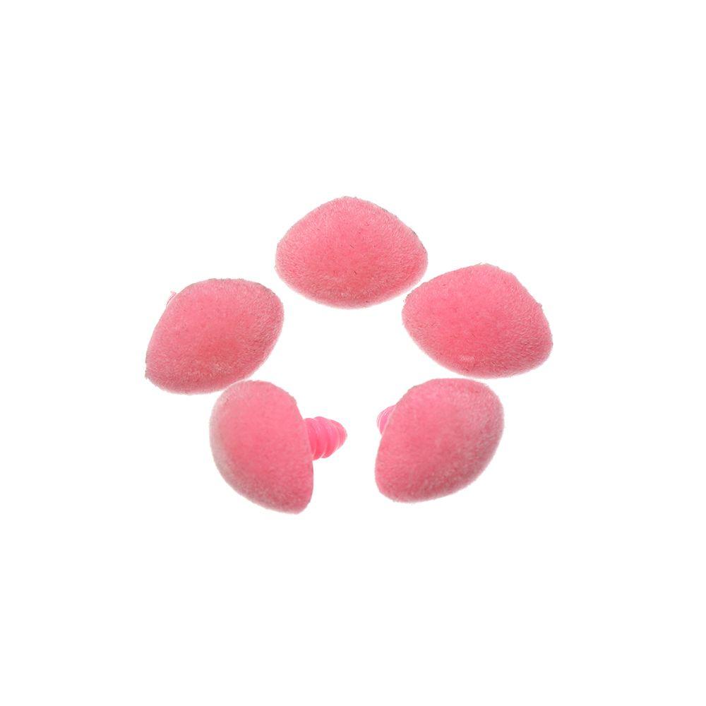 Красный Черный Коричневый Бархатные Пуговицы для Носа Сделай Сам Игрушка Медведь Треугольные Носы Кукольные Носы Нос Медведя Флокированный Нос