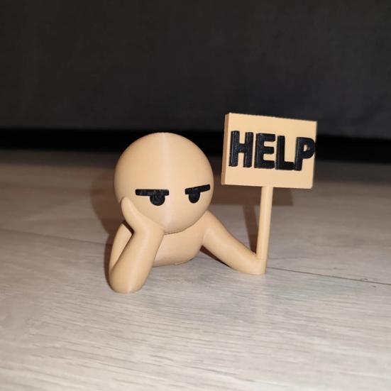 Злодей Стопор для двери Клин Защита стены Противоскользящий Ветрозащитный Без сверления Противоударный Ковер Плитка Бетон Деревянный пол Просит помощи Парень Стопор для двери